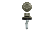 Саморез по металлу 5,5х19 (250шт) сверло №3 RAL 7002