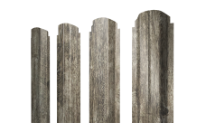 Штакетник П-образный A фигурный Grand Line 0,45 Print Elite Nordic Wood TwinColor