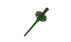 Дюбель Daxmer IZL-T 10х200 с металлическим гвоздем и термоголовкой для теплоизоляции (300шт)