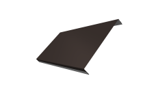 Ламель обратная 200 забора жалюзи Texas 0,45 Drap TX RR 32 темно-коричневый