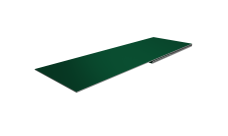 Планка финишная 48х25 Grand Line 0,5 PE lite с пленкой RAL 6005 зеленый мох (2м)