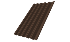 Профнастил НС35R Grand Line 0,45 Drap TwinColor RAL 8017 шоколад