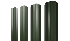 Штакетник М-образный A фигурный 0,5 Satin Matt TX RAL 6020 хромовая зелень