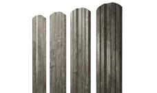 Штакетник Twin фигурный Grand Line 0,45 Print Elite Nordic Wood TwinColor