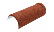 Конек полукруглый для композитной черепицы Luxard коралл (0,395м)