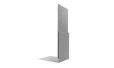 Планка приемная оконная Grand Line 0,45 Drap ТХ RAL 7004 сигнальный серый (2м)