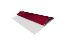 Планка стартово-финишная Экобрус Grand Line 0,45 PE с пленкой RAL 3003 рубиново-красный (2м)