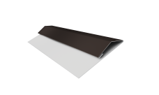 Планка стартово-финишная Экобрус Grand Line 0,5 PurPro с пленкой RR 32 темно-коричневый (2м)