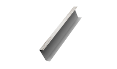 Декоративная накладка на столб универсальная 60х60 для забора жалюзи 0,45 Print Elite Snow Wood TwinColor (2,5м)