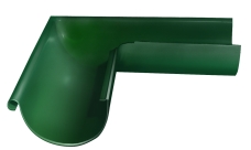 Угол желоба внешний GL PU 90 гр 125 мм RAL 6005 зеленый мох