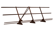 Ограждение кровельное со снегозадержателем на фальц Grand Line 0,9х3м RR 29