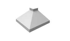 Угол отлива внешний 100 Grand Line 0,45 PE-Double с пленкой RAL 9003 сигнальный белый