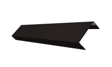 Ламель лицевая 50 забора жалюзи Texas Grand Line 0,5 PurPro Matt 275 RAL 9005 черный