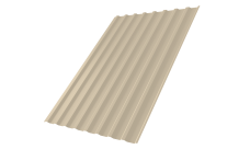 Профнастил С20B Grand Line 0,45 PE RAL 1015 светлая слоновая кость