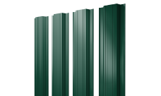 Штакетник Прямоугольный с прямым резом Grand Line 0,45 Drap TR RAL 6005 зеленый мох