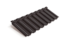 Лист композитной черепицы Metrotile MetroClassic серый