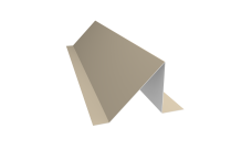 Планка снегозадержания малая Grand Line 0,45 PE с пленкой RAL 1015 светлая слоновая кость (3м)