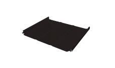 Кликфальц Про Line Grand Line 0,5 PurPro матовый с пленкой на замках RAL 9005 черный