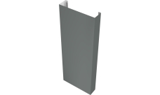 Полустолб для С8,С10 0,45 PE с пленкой RAL 7005 мышино-серый (L1,8)