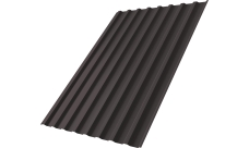 Профнастил С20B Grand Line 0,5 Rooftop Бархат RR 32 темно-коричневый