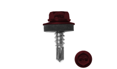 Саморез по металлу Daxmer 5,5х19 RAL 3005 (4000) сверло №3