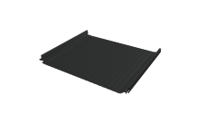 Кликфальц Pro Gofr Grand Line 0,5 Satin Matt TX с пленкой на замках RAL 7016 антрацитово-серый