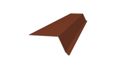 Планка капельник 100х55 0,5 Satin Matt RAL 8004 терракота (2м)