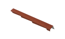 Планка торцевая правая для композитной черепицы Luxard коралл (1,25м)