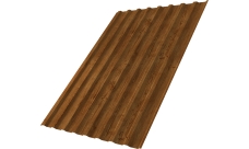 Профнастил С20B Grand Line 0,45 Принт Элит Золотой дуб TwinColor