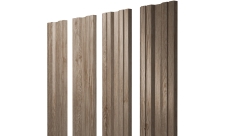 Штакетник Twin с прямым резом Grand Line 0,45 Print Elite White Wood Twin с прямым резом Grand LineColor