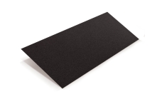 Лист плоский 450мм для композитной черепицы Metrotile черный (1,37м)
