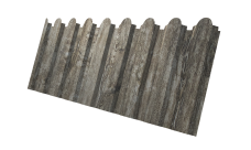 Профнастил С20A фигурный 0,45 Print Elite Nordic Wood TwinColor