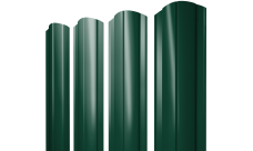 Штакетник Круглый фигурный Grand Line 0,45 PE lite RAL 6005 зеленый мох