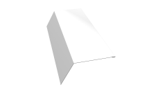 Планка карнизная 120х80 Grand Line 0,5 Satin с пленкой RAL 9003 сигнальный белый (2м)