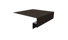 Планка околооконная сложная Экобрус Grand Line 200х50х25 0,5 Satin Matt RR 32 темно-коричневый (2м)