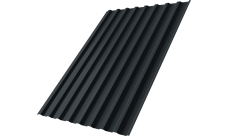 Профнастил С20B Grand Line 0,45 ПЭ двухсторонний RAL 7016 антрацитово-серый