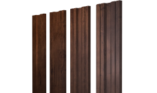 Штакетник Твин с прямым резом Grand Line 0,45 Принт Премиум Cherry Wood Fresh ТвинColor