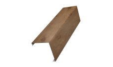 Декоративная накладка на столб универсальная угловая 62х55 для забора жалюзи Grand Line 0,45 Print Premium Pine Wood Fresh (3м)