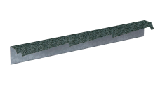 Планка фронтонная резная правая Gerard 1,2м, цвет 481