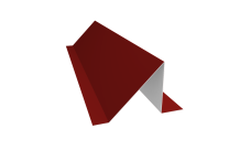 Планка снегозадержания малая 0,45 PE с пленкой RAL 3011 коричнево-красный (3м)