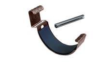 Соединитель желоба GL PU 125 мм RAL 8017 шоколад