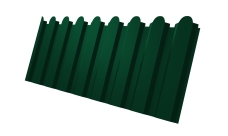 Профнастил С20A фигурный Grand Line 0,5 Satin Matt TX RAL 6005 зеленый мох