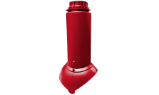 Выход канализации Krovent Pipe-VT 110/125 Изолированный красный
