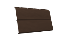 ЭкоБрус 3D 0,345 Grand Line 0,45 PE с пленкой RAL 8017 шоколад