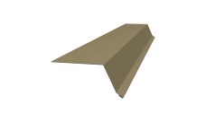 Планка капельник 100х55 Grand Line 0,45 PE с пленкой RAL 1014 слоновая кость (2м)