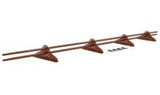 Снегозадержатель NEW трубчатый Grand Line RAL 8004 3м