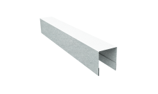 Планка боковая для забора из сайдинга Квадро Брус, Вертикаль Grand Line 0,5 Zn (2м)