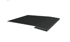 Планка начальная 0,5 Velur X RAL 7016 антрацитово-серый (2м)