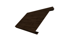 Ламель лицевая 200 забора жалюзи Texas 0,45 Print Elite Antique Wood TwinColor