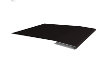 Планка начальная 0,5 PurPro Matt 275 RAL 9005 черный (2м)